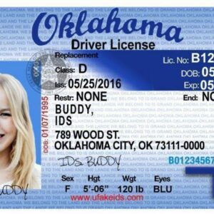 We offer the sales of high quality Oklahoma driver’s license for Sale. fake Oklahoma driver's license, buy fake US license